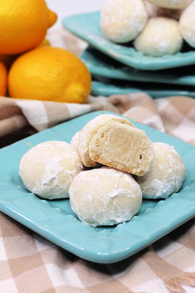Sweet And Zesty Lemon Snowball Cookie Recipe Sweet And Zesty Lemon Snowball Cookie Recipe