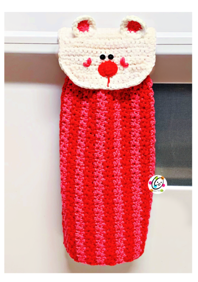 Beary Sweet Hanging Towel Beary Sweet Hanging Towel