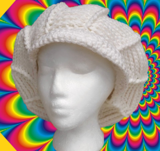 Funky Crochet 70s Applejack Hat Funky Crochet 70's Applejack Hat