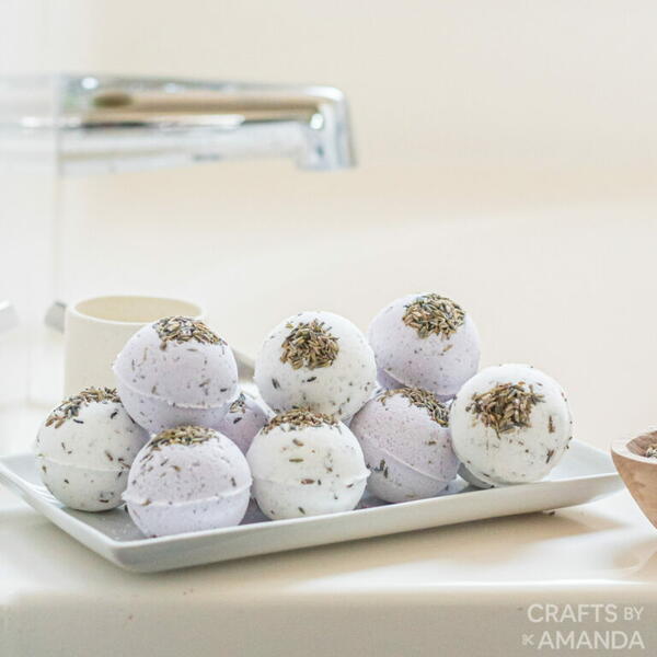 Lavender Bath Bombs Lavender Bath Bombs