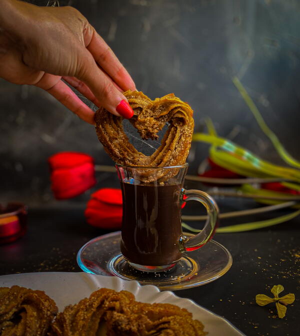 Authentic Healthier Spanish Heart-shaped Churros Authentic Healthier Spanish Heart-shaped Churros