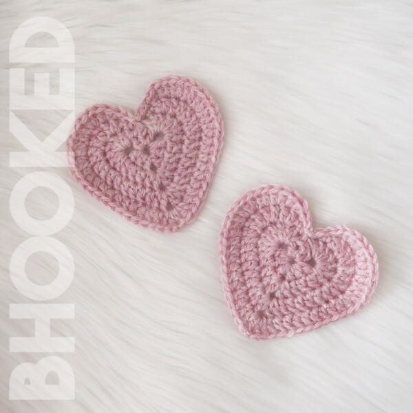 Crochet Heart Patch Crochet Heart Patch