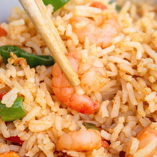 Fried Rice With Shrimps Fried Rice With Shrimps