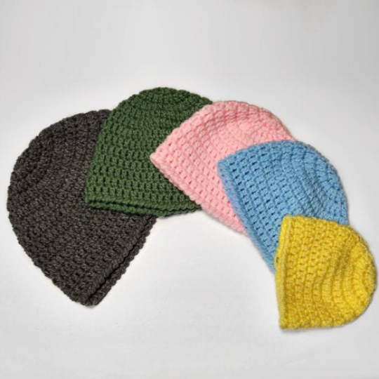 Crochet Baby Toddler Child Beanies Crochet Baby/ Toddler/ Child Beanies