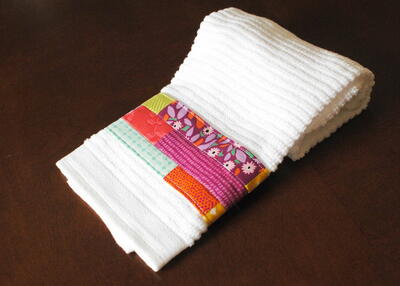 Simply Scrappy Dish Towel