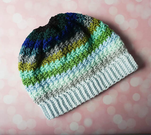 Ocean Fade Slouchy Hat Ocean Fade Slouchy Hat