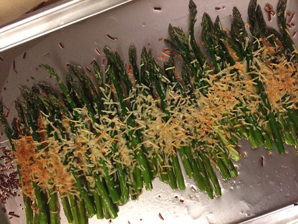 Parmesan Garlic Baked Asparagus Parmesan Garlic Baked Asparagus