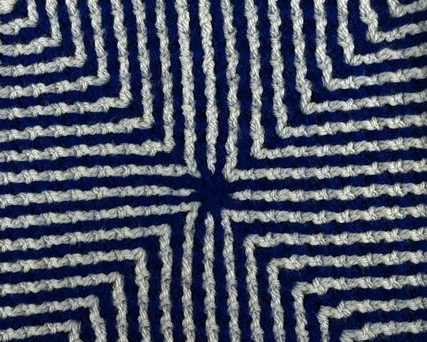 February Interlocking Crochet Square February Interlocking Crochet Square