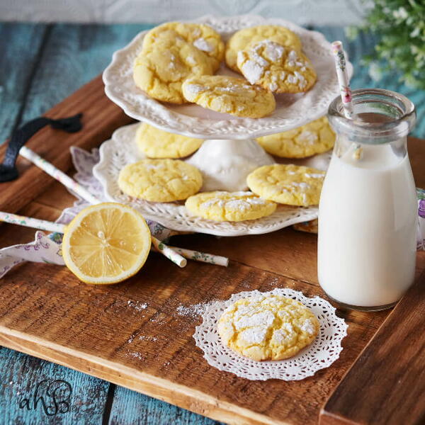 Lemon Crinkle Cookies Lemon Crinkle Cookies