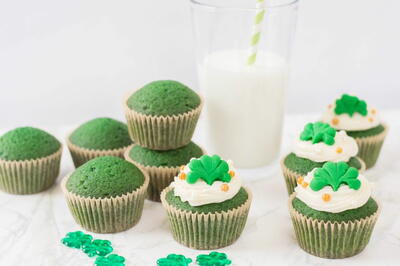 Homemade Green Velvet Cupcakes Recipe
