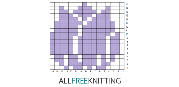 Knitting Chart: Tulip Knitting Chart: Tulip