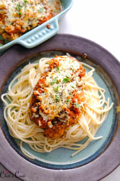 Easy Chicken Parmigiana Easy Chicken Parmigiana