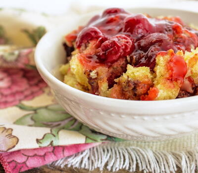 Slow Cooker Cherry Pudding Cake 