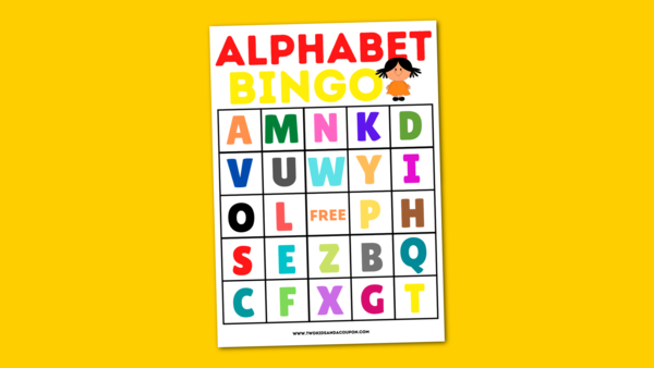 Free Alphabet Bingo Printable Game For Kids Free Alphabet Bingo Printable Game For Kids