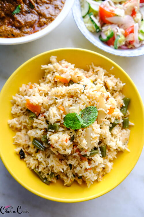 Easy Veg Pulao Easy Veg Pulao