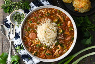 Chicken And Sausage Gumbo