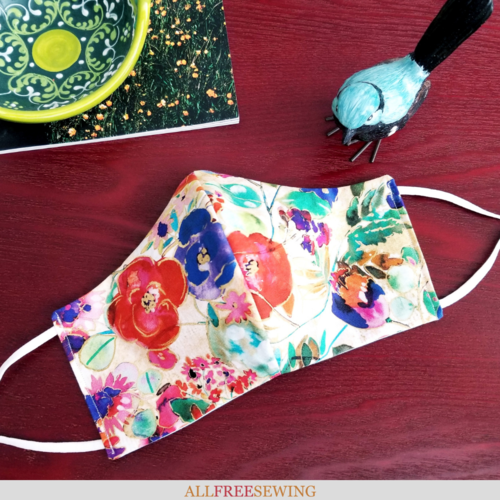 Fab Floral Face Mask Tutorial Fab Floral Face Mask Tutorial