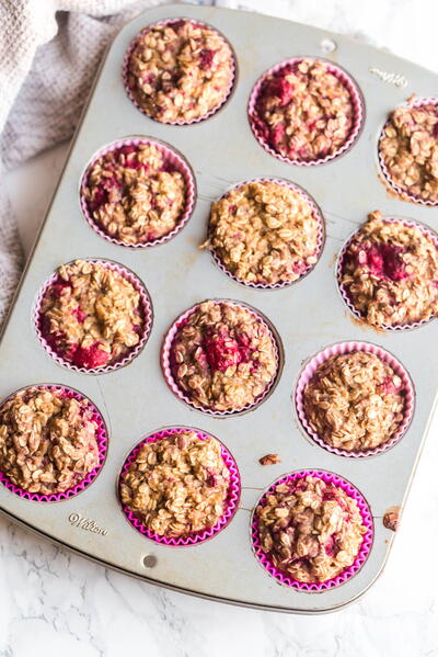 Raspberry Protein Oatmeal Muffins Recipe Raspberry Protein Oatmeal Muffins Recipe