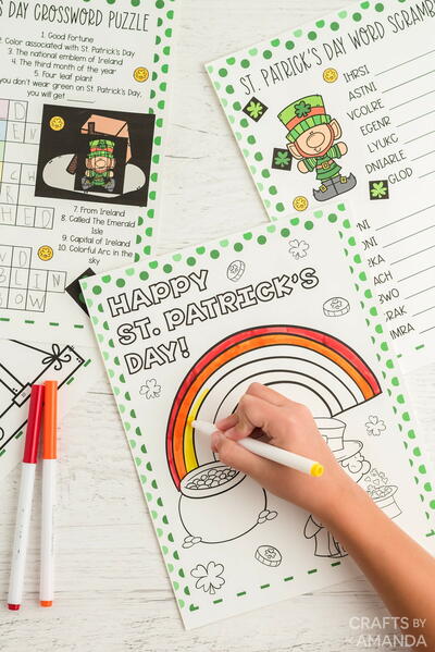 St Patricks Day Activity Sheets St. Patrick's Day Activity Sheets