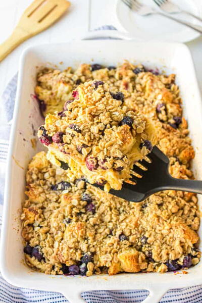 Baked Blueberry French Toast Casserole Baked Blueberry French Toast Casserole
