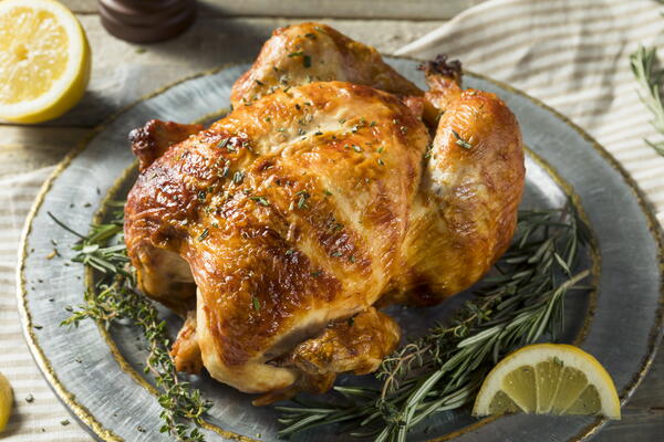 Juicy Lemon Herb Rotisserie Chicken Recipe Juicy Lemon Herb Rotisserie Chicken Recipe