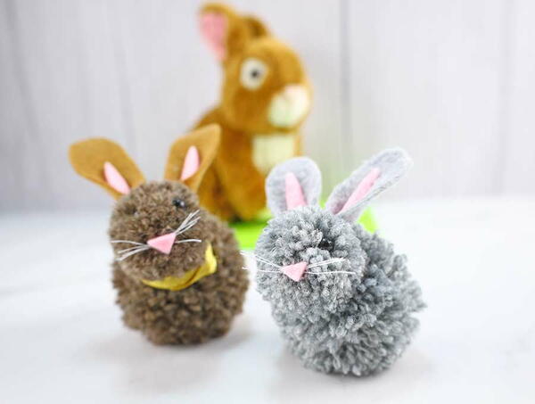 Diy Pom Pom Bunny Diy Pom Pom Bunny