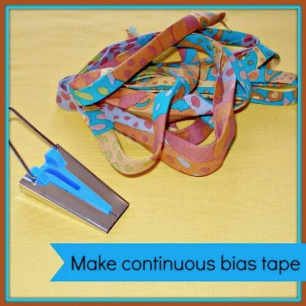 Making Continuous Bias Binding Tape Making Continuous Bias Binding Tape