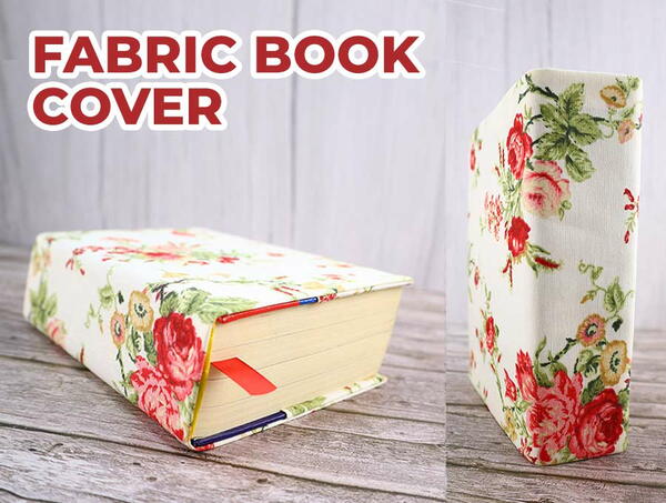 Easy Fabric Book Cover Diy Easy Fabric Book Cover Diy