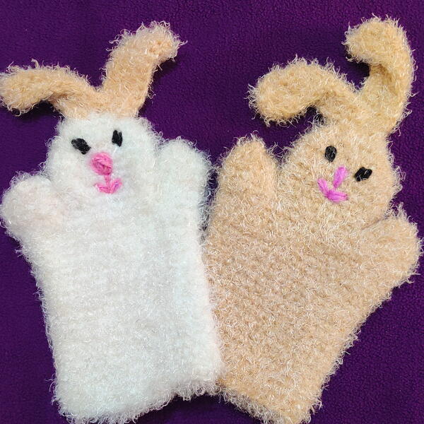 Rabbit Bunny Crochet Hand Puppet Rabbit Bunny Crochet Hand Puppet