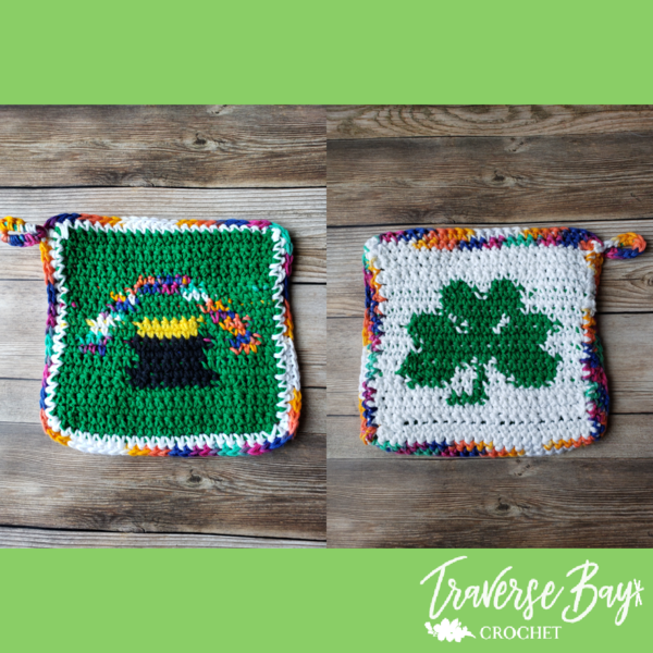 Shamrock Potholder Shamrock Potholder