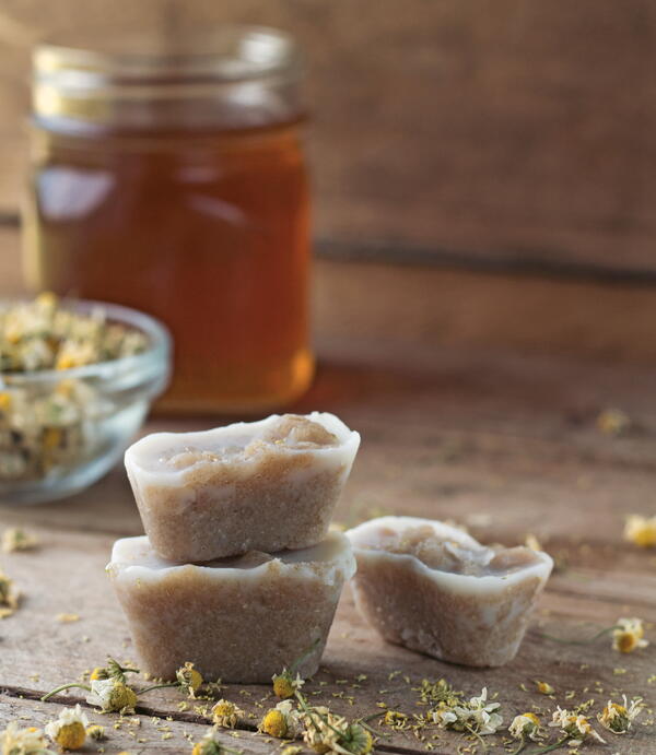 Chamomile Brown Sugar Scrub Cubes Chamomile Brown Sugar Scrub Cubes
