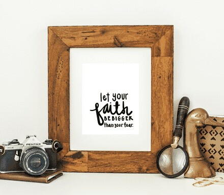 Faith Over Fear Free Printable Art Faith Over Fear Free Printable Art