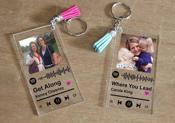 Mothers Day Spotify Keychain Mothers Day Spotify Keychain