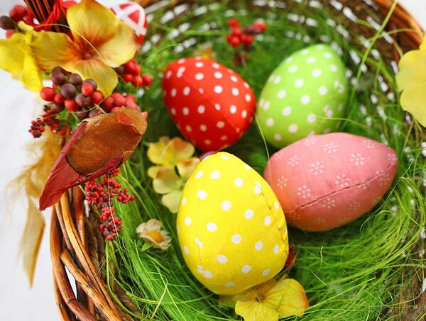 Fabric Egg Plush Softie Fabric Egg Plush Softie