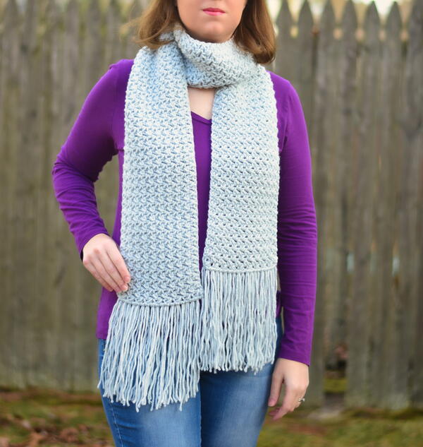 Misty Pines Crochet Scarf Misty Pines Crochet Scarf