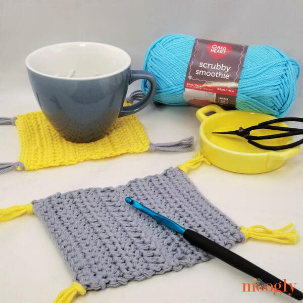 Learn To Crochet Mug Rug Learn To Crochet Mug Rug