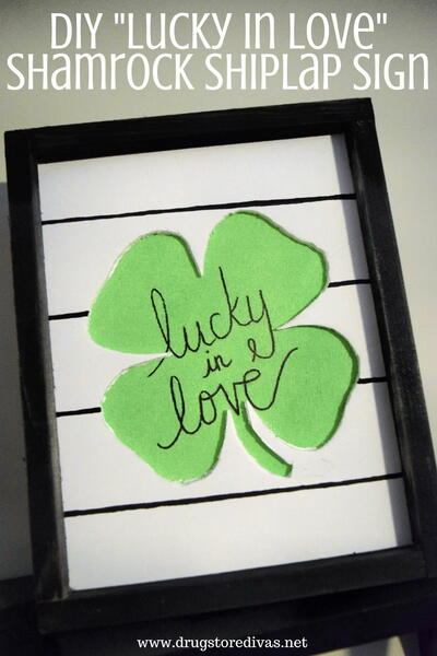 St Patricks Day Shiplap Sign St. Patrick's Day Shiplap Sign