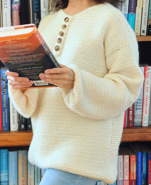 Crochet Knit Look Sweater Crochet Knit Look Sweater