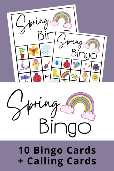 Free Printable Spring Bingo Cards For Kids Free Printable Spring Bingo Cards For Kids