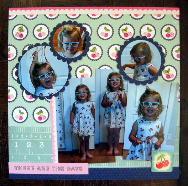 Make Cherry Embellishments On A Multi Photo Layout Make Cherry Embellishments On A Multi Photo Layout