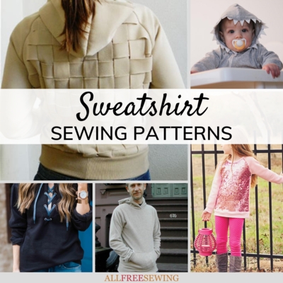 DIY Sweatshirt Ideas: 36 Sweatshirt Patterns