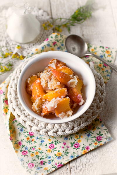 Fresh Peach Cobbler Fresh Peach Cobbler