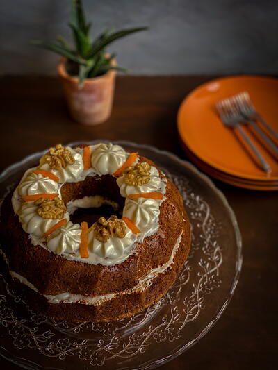 The Best Healthy Bundt Carrot Cake