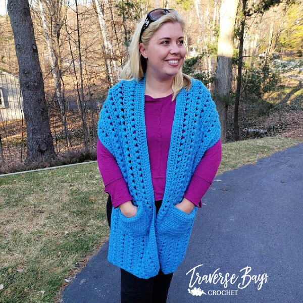 Beaded Pocket Scarf Beaded Pocket Scarf