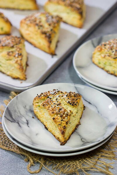 Everything Bagel Scones Everything Bagel Scones