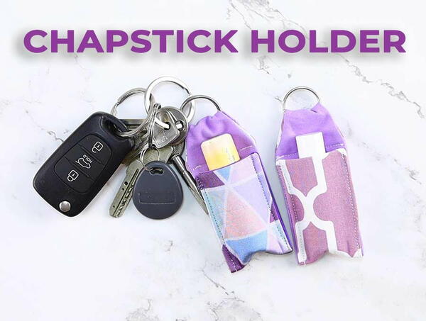 Chapstick Holder Keychain Diy Chapstick Holder Keychain Diy