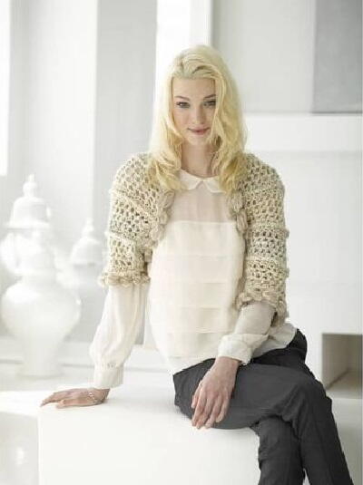 Openwork Crochet Shrug Openwork Crochet Shrug
