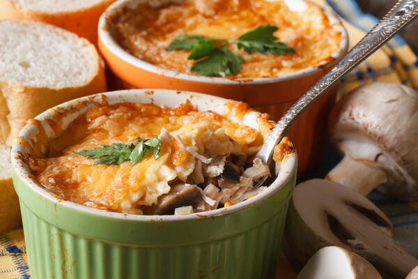 Mini Chicken And Potato Bake Casseroles Mini Chicken And Potato Bake Casseroles