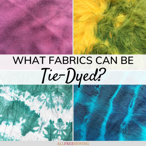What Fabrics Can Be Tie-Dyed