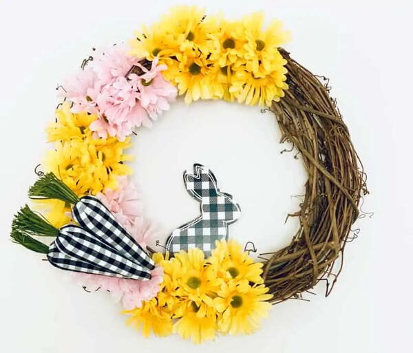 Easter Spring Wreath Easter Spring Wreath